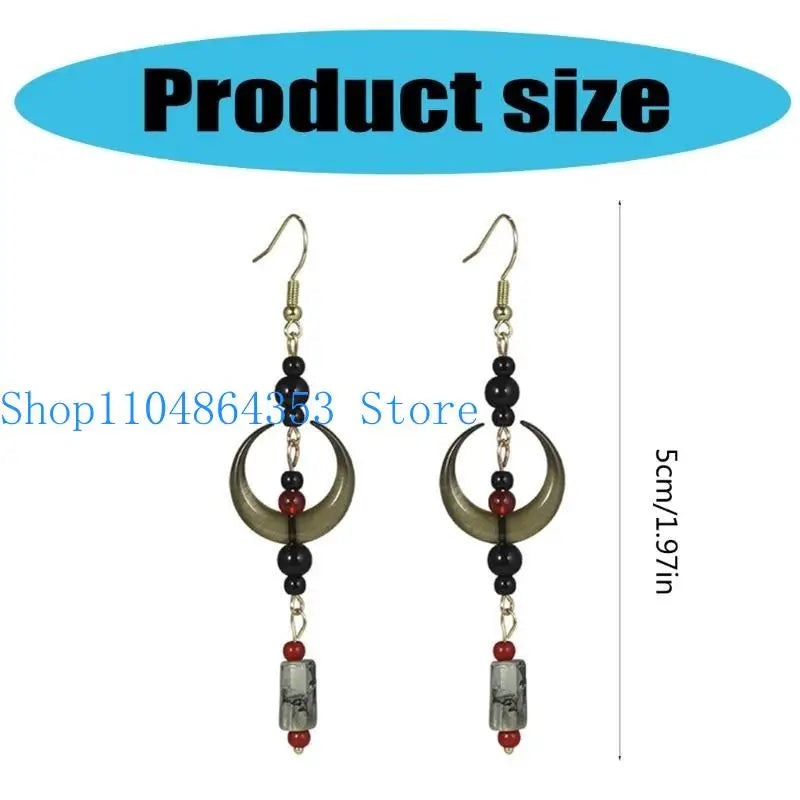 652F Elegant Earrings Traditional Charm Earrings Stylish Earrings Suitable for Parties Festivals and Unique Statements