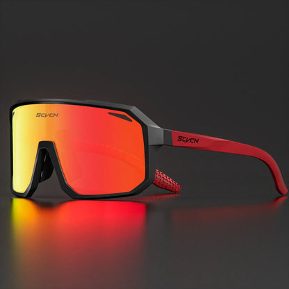 SCVCN New Cycling Sunglasses Men Road Driving Bike Glasses Outdoor Sports Running Women Bicycle Cycling Glasses UV400 Goggles