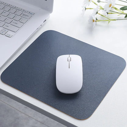 1PC Small PU mouse pad Non-Slip Gaming Desktop Leather Mouse Pad Waterproof Anti-Scratch Easy To Clean Mat For PC Laptop Desktop