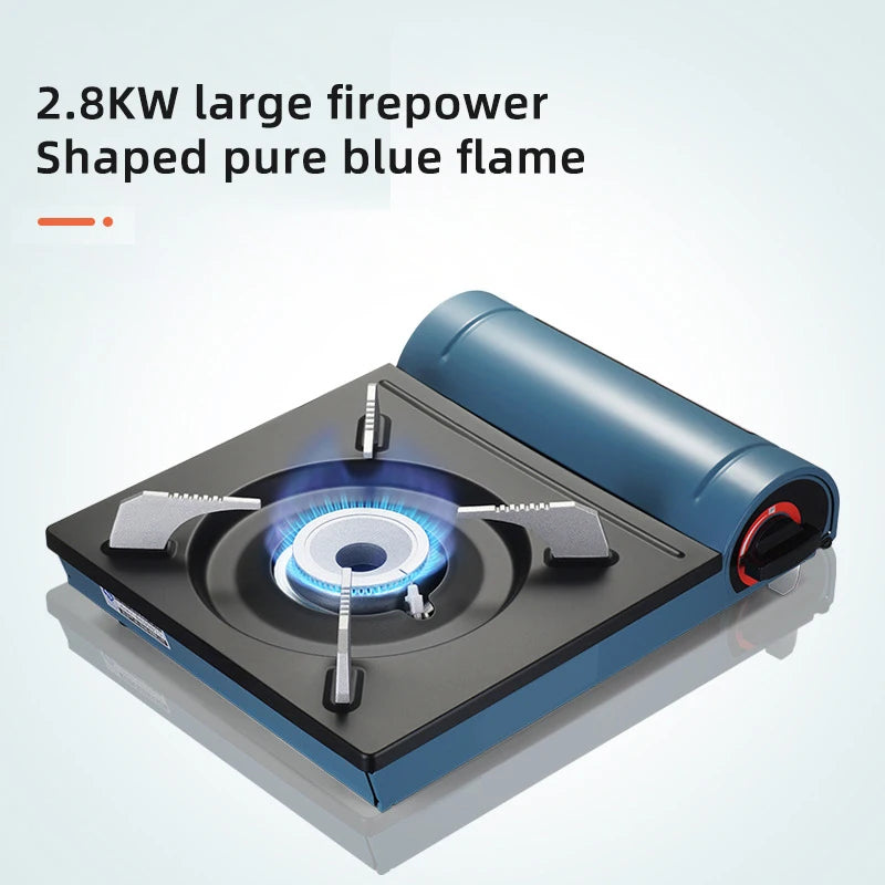 Outdoor Travel Portable Black Gas Stove Hot Pot Restaurant Restaurant Commercial Single Gas Stove RV Gas Stove