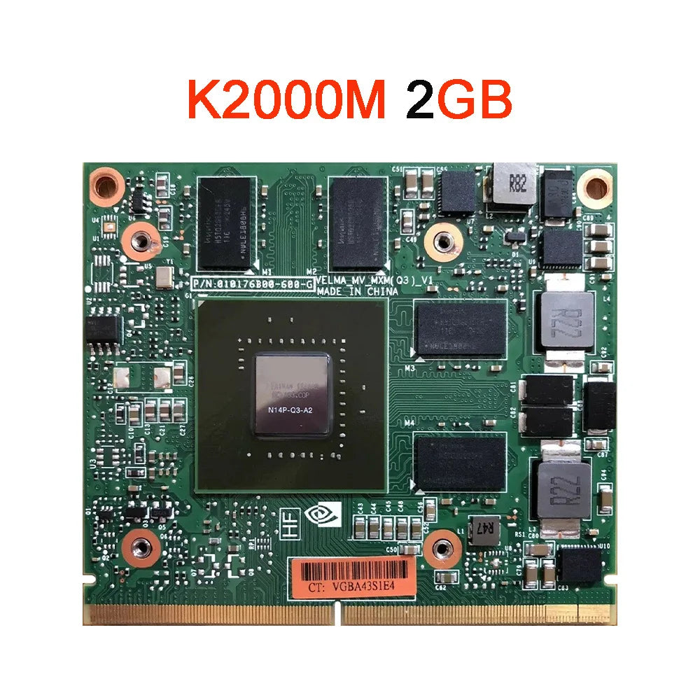 Quadro K610M K1000M K1100M K2000M K2100M K3000M K3100M K4000M K4100M K5000M K5100M Video Card For iMac A1311 A1312 2010 2011