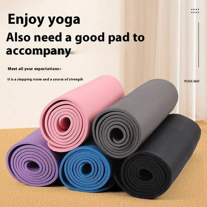 【O】1PC Thick Yoga Mat Anti-skid Sports Fitness Mat 3MM EVA Comfort Foam Yoga Mat For Exercise Yoga And Pilates Gymnastics Mat