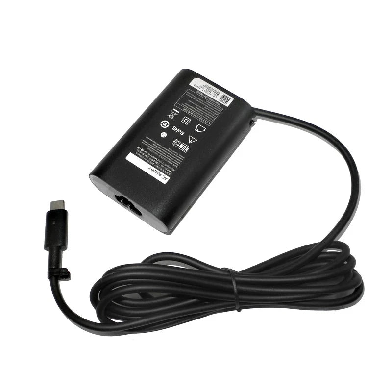 65W USB Type C Laptop Adapter Charger for Dell Latitude 7420 7370 7275 5285 5420 5520 7320 7410 5179 7390 5290 5320 3300 3301