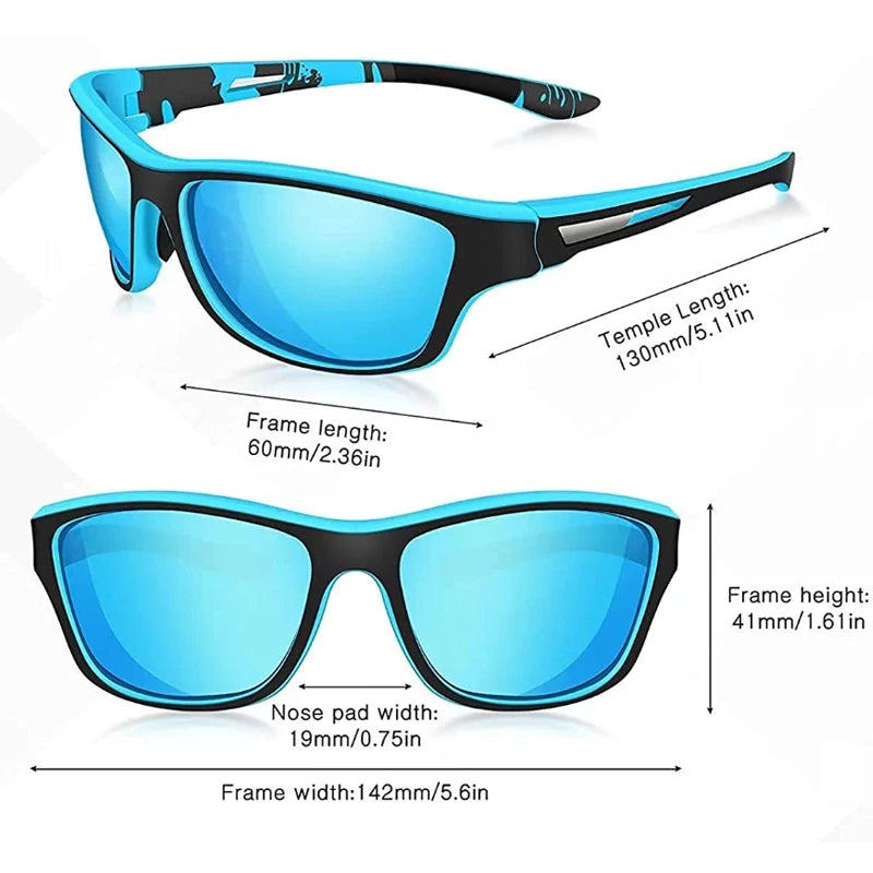 High Definition Polarized Sunglasses for Men Women Outdoor Sport Fishing Sun Glasses UV400 Protection Driving Eyeglasses