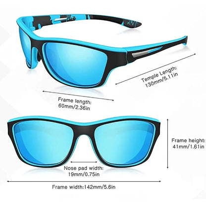 High Definition Polarized Sunglasses for Men Women Outdoor Sport Fishing Sun Glasses UV400 Protection Driving Eyeglasses