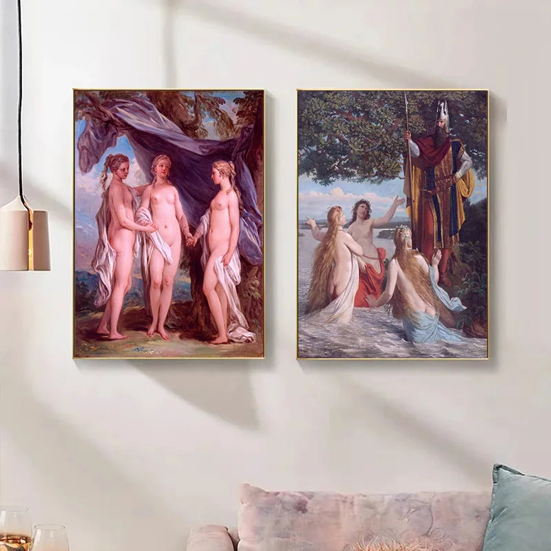 Canvas Painting Wall Art Famous Beautiful Sexy Woman Posters and Prints Picture For Bedroom Office Home Decor Cafe Cuadros