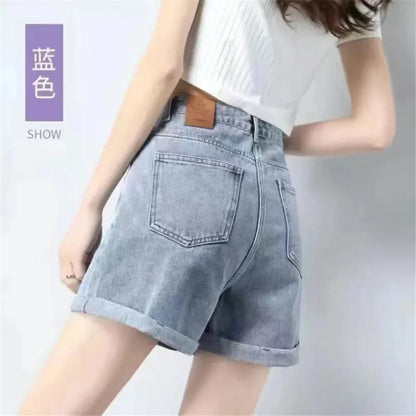 White Jeans Women's Loose Casual Harem Pants Spring Summer Korean Ankle-Length Denim Pants Lady Cowboy Trousers Khaki Black