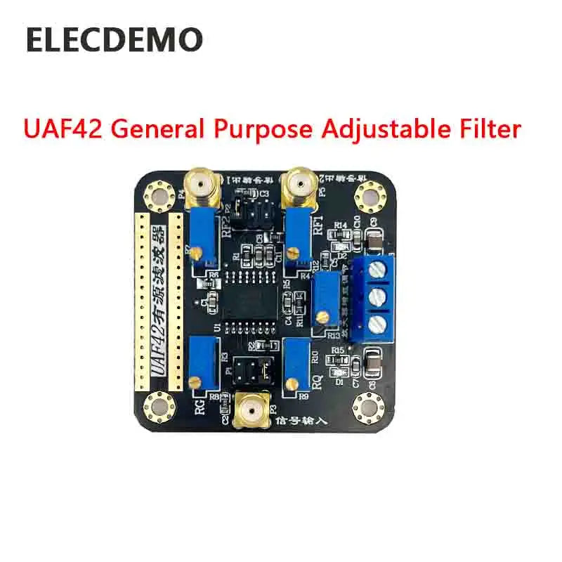 UAF42 Active Filter Module, Configurable High-Pass, Low-Pass & Band-Pass Filter, Tunable Low-Pass Signal Filter