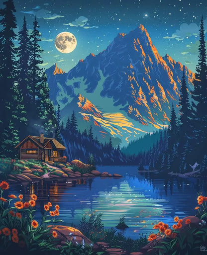 Diamond Painting  Accessories Landscape Scenery Diamond Mosaic Handmade Art Exquisite Gift Home Decor