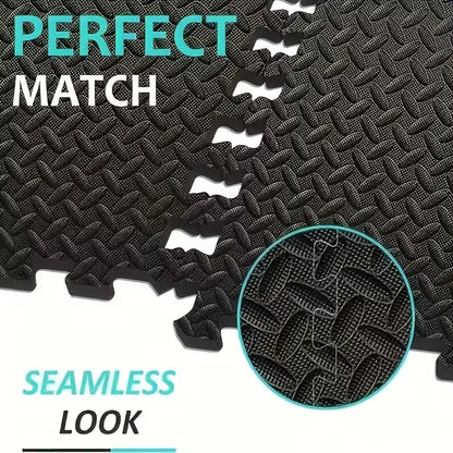 30x30cm 16 Pcs Interlocking Yoga Mat Home Gym and Yoga Equipment Protective Mat EVA Foam Non Slip Flooring Indoor Fitness