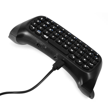 Gaming Keyboard Mini Wireless Bluetooth Gaming Keyboard Chatpad for Sony PS4 Controller Mini Wireless Keyboard