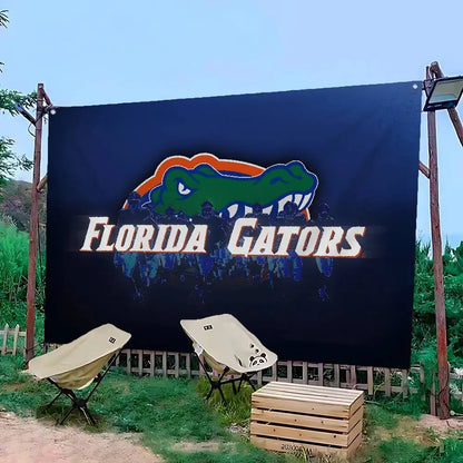 F-Florida G-Gators Football Cartoon Flag Art Science Fiction Room Home Decor Wall Hanging Home Decor Banner