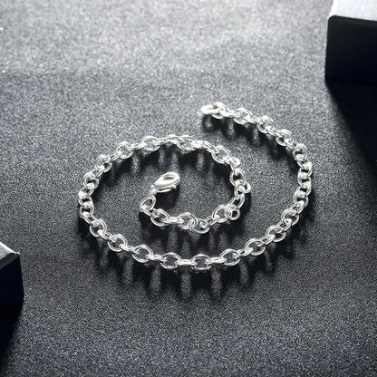 Special Offer Fine 925 Sterling Silver Necklace for Woman Men Fashion Charm 20 Inch Chain Luxury Jewelry Lady Party Wdding Gift
