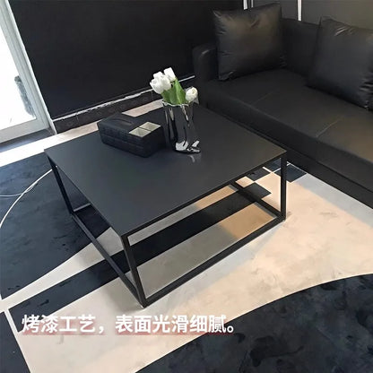Creative Furniture Metal Small Coffee Table ,Small Apartment Living Room Personality  Modern Minimalist Iron Table