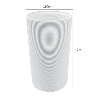 Universal Stretchable PAC Vent Duct Pipe Flexible Portable Air Conditioner Exhaust Hose 1.5m 2m Aircon Hot Air Exhaust Tube