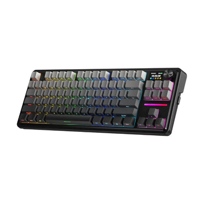 Redragon GB 80% Gasket RGB Gaming Keyboard w/Hype 1.14inch TFT Screen & Knob, 84 Keys Mechanical Keyboard