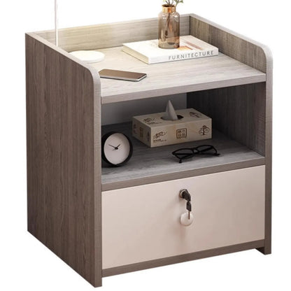 Room Household Home Modern Minimalist Bedside Table Nightstand Small Bedroom Storage Drawer Compact Bedside Cabinet Furniture