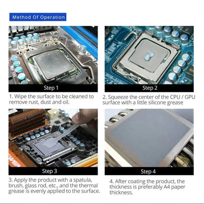 10PCS GD900 1g Thermal Grease CPU Heatsink Processor Thermal Paste For PC Water Cooler CPU Cooler