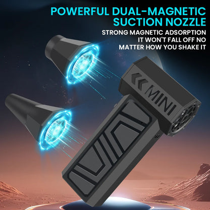 Turbo Fan Electric Air Duster Portable 130000RPM Cleaning Jet Blower Tool Car Blowing Snow 4 Gears adjustable Type-C Charging