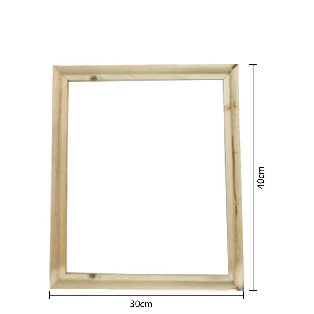 DIY Picture Canvas Oil Painting Frame Nature DIY Wood Frame Art Poster Painting By Numbers Photo Frame Craft Home Wall Art Decor