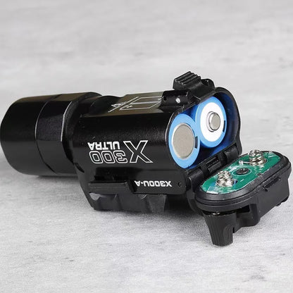 Surefir X300U Scout Light Gun Light Lanterna Rifle Strobe Flashlight Fit 20mm Rail Airsoft Hanging FlashlightHunting