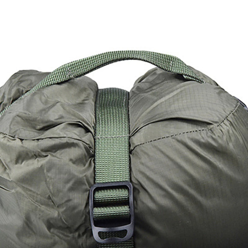 Waterproof Compression Sack Sleeping Bag Stuff Sack Ultralight Outdoor Camping Bag Storage Bags Pack 38*18cm Drawstring Design