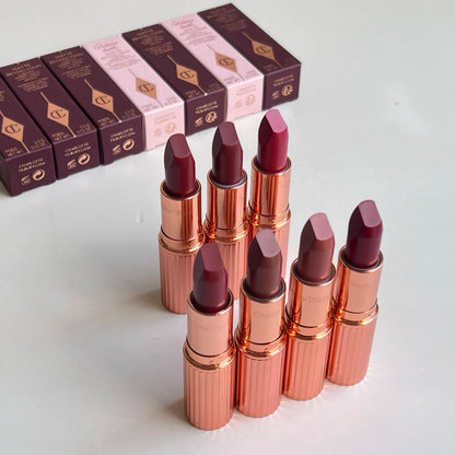 Charlotte Tilbury Makeup Lipstick Walk of No Shame Graceful Pink Pillow Talk Moisturizing Plumping Lip Gloss Strawberry Vanilla