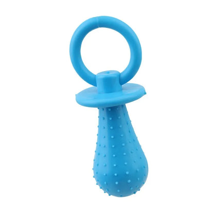 Pet Rubber Pacifier Dog Toy Interactive Rubber Soother Pet Dog Cat Puppy Elasticity Teeth Dog Chew Toys Tooth Cleaning Toy B2