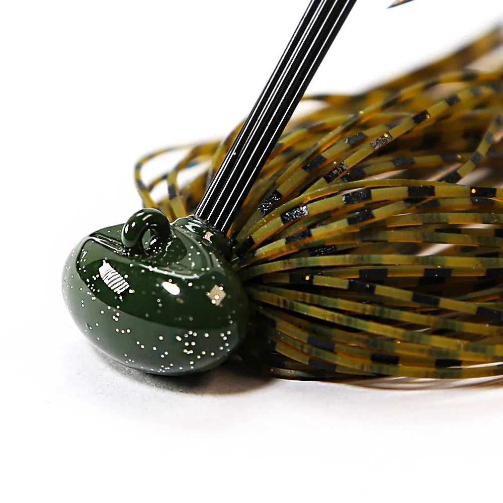 B&U 3/8oz 1/2oz Rubber Jig weedless jig Bass jig Chatter bait fishing lure chatterbait Wobbler For Bass Fishing Tackle