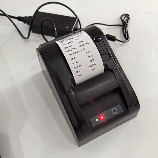 RS232 Thermal Printer | Compatible with Automatic Halogen Moisture Analyzer Heating Tester for Data Printing