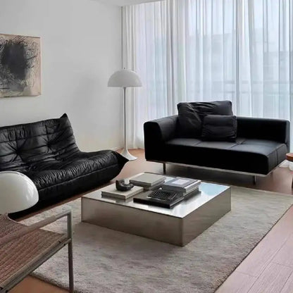 Square Industrial Coffee Table Minimalist Aesthetic Nordic Italian Coffee Table Unique Premium Mesa De Centro Furniture Home