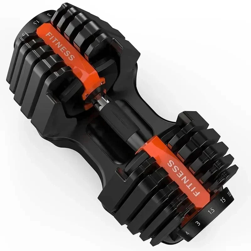VEVOR Adjustable Dumbbell 24/40KG 52.5/90LBS Fitness Equipment Training Arm Muscles Dumbbell SET Adjustable Home Trainning