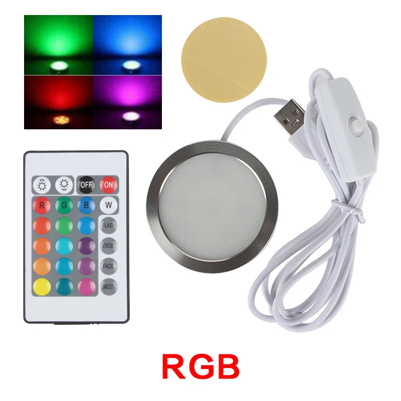 For Bambu Lab Led Lamp Kit 3D Printing RGB Cold Warm White LED Light DIY Model Without Lamp Shell 001 Bambulab 3d Print parts