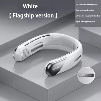 Lenovo Hanging Neck Fan Digital Display Power Ventilador Bladeless Portable Air Cooler USB Rechargeable Electric Fans 2026 New