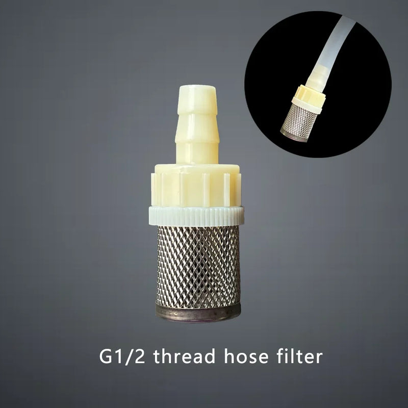 1 Set Hose Stainless Steel Filter 6mm 8mm 10mm 12mm 16mm 20mm for Fish Tank Aquarium Garden