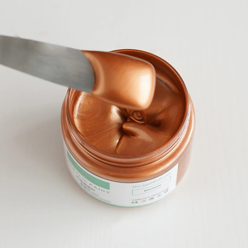 60ml Golden Paint Metallic Acrylic Paint,waterproof Not Faded for Statuary Coloring DIY Hand Clothes Painted Graffiti Pigments