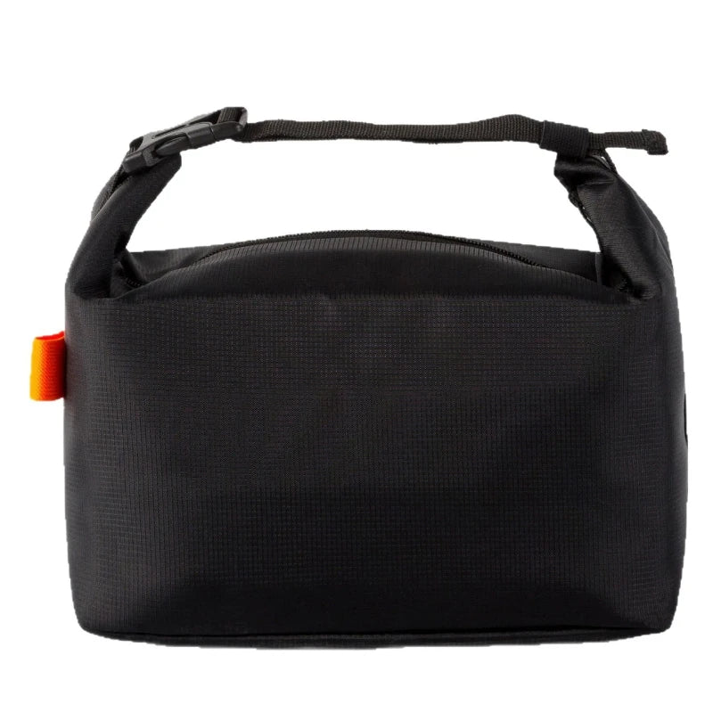 Portable Lunch Box Bags Solid-Color Foldable Insulated Storage Bag Thickened Aluminum Foil Oxford Cloth Large Capacity Tote Bag