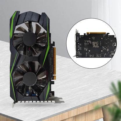 GTX1050TI Graphic Card Independent Quick Heat Dissipation Multi-interface 4GB Air Flowing PC Video Cards for Office