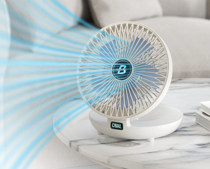 Foldable Portable Fan, Three-Speed Wind Control, USB Powered Mini Fan, Compact for Easy Storage at Home & Dorm