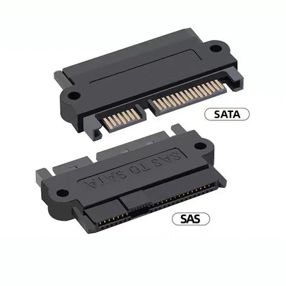 SAS SFF-8482 22Pin to SATA 7-Pin + 15-Pin Converter Adapter Card for SATA-Compatible SAS Hard Disk Drive Motherboard