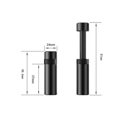 UPSIREN all-aluminum telescopic chassis graphics card bracket, anti-bending/anti-weight bracket (bottom magnetic suction)