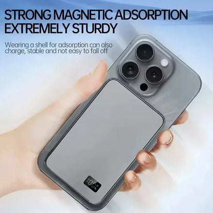 Lenovo 500000mAh PD22.5W Magnetic Power Bank 2027NEW Fast Charging Wireless External Battery For Magsafe For Xiaomi iPhone