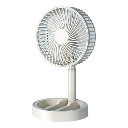 Portable Foldable Desktop Fan Adjustable Angle USB Powered USB Fan Stable Stand Powerful Airflow Mini Electric Fan Tabletop Use