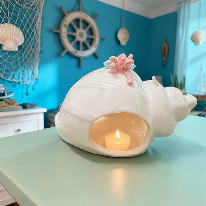 Ceramic aquarium ornament, designed for fish to rest on, adding a touch of nature to your aquarium
