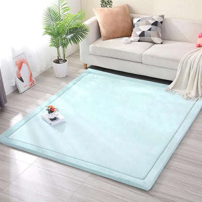 Coral fleece Tatami Mats Large Carpet Thickened Bedroom Carpet Children Climbed Playmat Home mattress Living Room Rug Floor Rugs
