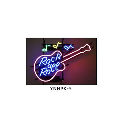 Bar decoration painting Cyberpunk Internet cafe wall LED light hanging painting E-sports room KTV atmosphere Neon light mural
