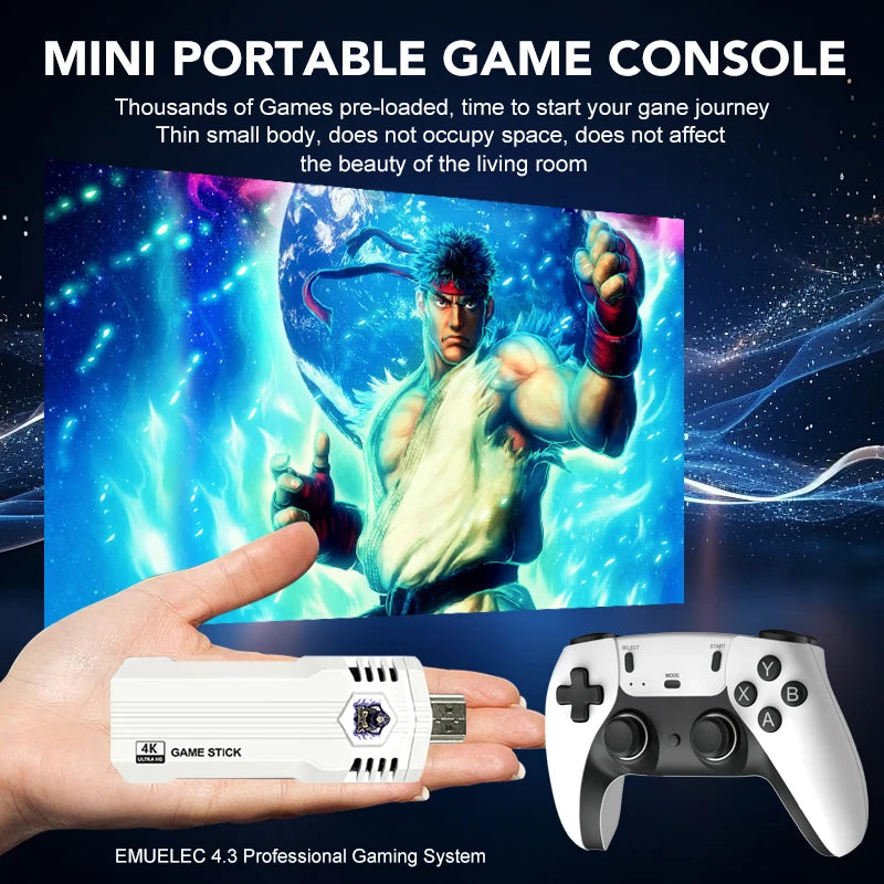 Gaming Consoles X2L ARM Mali-450 Quad-core S905L 64G/128G 30000+ Games Control for Games PSP、PS1、DreamCast、N64