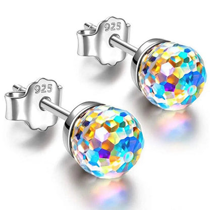 Earrings Fashion Earrings Multicolor Earrings Colorful Earrings Crystal Ball Earrings Fashion Accessories Crystal Ball Stylish