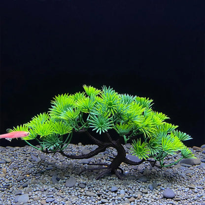 Plastic Artificial Pine Tree Underwater Plant Water Grass Simulated Plant Fish Tank Landscaping