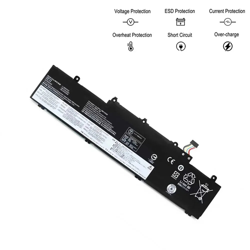 For Lenovo ThinkPad E14 E15 Gen 2 3 Laptop Battery Compatible with L19M3PD5 L19C3PD5 L19D3PD5 L19L3PD5 SB10X02591 5B10X02606